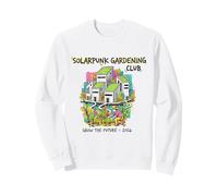 Solarpunk Gardening Club Grow The Retro Aesthetic Sweatshirt