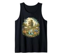 Solarpunk Wind Energy Eco Future Nature Tech Design Tank Top