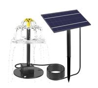 Solars Fountains Pumps for Bird Baths Easyly Installation Water Flows Birdbaths Pumps with Sprayers Powered Fountains for Birds