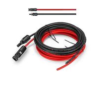 Solarsys® - 2,5m Cable Solar Professional 4 mm² and PV One end Plug ，Cable Extend Solar 4mm² 12AWG Max DC 1500V, Certificate TUV, 2,5 Metres