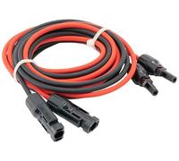 Solartronics 4mm² Extension Cable 2x3m - PV Cable H1Z2Z2-K - Red/Black - MC4 Plugs - Solar Cable for PV Systems - 25 Year Lifespan - Made in Germany