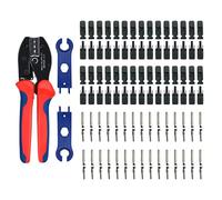 Solartronics Crimpzangenset for 2,5 4 6mm ² Solar Cable, 30 Pair Male/Female Solar Connector, Solar-Spannschlüssel & Pliers, IP67 Waterproof, Crimping Tool for Solar System