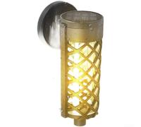SolarWallLightOutdoorWaterproofLEDGardenSecurityLampwithSmartSensorDualMountforPathwayYardBlack(B)