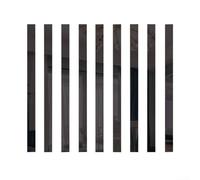 Solaughguy 10Pcs Mirror Stickers Stripe Mirror Tiles, Removable Long Strip Acrylic Mirror Decor, Long Strip Acrylic Mirror, For Bedrooms Living Rooms (black)