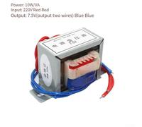 Solaughguy 10W EI48 Power Transformer, Input 220V AC to 7.5V-0-7.5V/36V/48V AC Output, Single Phase Step Down Transformer with Copper Wire and Insulation Design(Single output 7.5V)