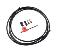 Solaughguy 2 Meter Brake Hose Kit for RED AXS and AXS Compatible Disc Brake Line Set with Connector Tools, Rubber+Steel Construction, 60g Weight(Black)