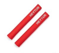 Solaughguy 2 Pcs Paddle Grip Cover, Soft Anti-Slip Paddle Handle for Canoe Kayaking, Long lasting Diving Fabric with Comfortable Non-Slip Texture, 4 Colors(Red)