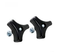 Solaughguy 2 Sets Lawn Mower Handle Bolts - Triangle Handle Screw Replacement for Most Push & Self-Propelled Mowers, 7.74mm Diameter Galvanized IRONs Bolt with ABS