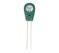 Solaughguy 3-in-1 Soil Tester for Moisture, Fertility & pH Measurement - Battery-Free Analog Meter with Probe, Suitable for Garden, Lawn and Farm Use - Green