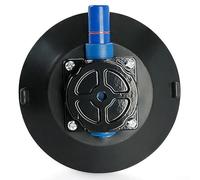 Solaughguy 4.5 Inch Vacuum Suction Cup Mount Base with Hand for Heavy Duty Lifting, 70 lb Capacity, M6/M8 Threaded Aluminum Mount, Rubber Cup for Glass(M6)