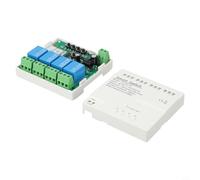 Solaughguy 4-Channel Zigbee Relay Module for Tuya Smart Life App - Industrial Control Switch with AC 85-250V Input, PC Housing, Voice Control Compatible with Alexa &(AC/DC7-32V)