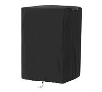 Solaughguy 420D Waterproof Popcorn Machine Cover - Dustproof Cart Cover with Adjustable Drawstring for Indoor and Outdoor Use, Black(B)