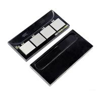 Solaughguy 45 Carbon Steel Roughness Comparison Sample Set with 4 Standard Specimens RA0.8-6.3 for Lathe, Milling, Grinding and Planer Measurement(Planer)