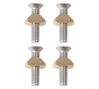 Solaughguy 4pc Hydrofoil Mounting Screw Nut Surfboard Accessories for M6 and M8 Surfboard Fixing Hardware Metal Water Sports Equipment(B2 (with screws))