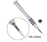 Solaughguy 5-Point Star Pentalobe Screwdriver Set - 0.8 mm and 1.2 mm Precision Tip, Solid Aluminum Handle & Stainless Steel Shaft for Laptop and Mobile Phone Repair -(0.8mm)