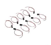 Solaughguy 5PCS For IR Break Beam Sensor Module| Photoelectric Switch with 3mm/5mm LED| NPN Output for Arduino PLC For Relay| Split Through-Beam Detection up to 100cm| Black(5MM-25CM)