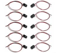 Solaughguy 5PCS For IR Break Beam Sensor Module| Photoelectric Switch with 3mm/5mm LED| NPN Output for Arduino PLC For Relay| Split Through-Beam Detection up to 100cm| Black(3MM-25CM)
