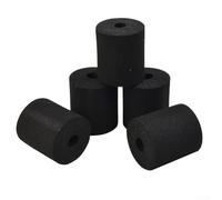 Solaughguy 5pcs Sponge Roller Wheel Replacement for Manual Applicator Tool, 3 Inch and 6 Inch Roller Set, Black Foam Coating Wheels Compatible with(3Inch 75mm)