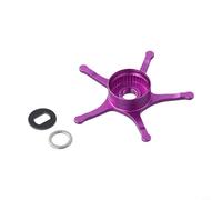 Solaughguy 62mm For Five Star Drag Handle Assembly for ABU BF7 BF8 ib7 ib8 Baitcasting Fishing Reel Replacement Part for Zenon Series, Black(Purple Left-handed)