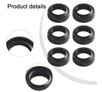 Solaughguy 6PCS Electric Motor Water Seal and Oil Seal Kit for E-For Bike Hub Bearing Accessories - Black ABS Material with Sizes 15 * 25 * 5/6, 15 * 25 * 7/9,(17 * 25 * 7/9)
