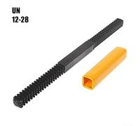 Solaughguy 8-in-1 Thread Restorer File Set with High Hardness Steel for External Thread Repair on Bolts, Studs and Pipes - Metric Sizes 0.75mm to 3.0mm(46019)