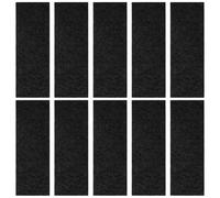 Solaughguy Activated Carbon Air Vent Filters 4"x12" for Home Floor Vents, 10 Pack of Carbon Filtration Pads Compatible with Air Purifiers Humidifiers Furnace For HVAC