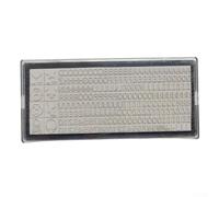 Solaughguy Adjustable 4mm Movable Type Stamp for DIY Letter Stamping, Reusable Rubber Type Plate with Clear Impression, Compatible with Digital Letter Stamps and