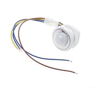 Solaughguy Adjustable PIR Motion Sensor Switch for AC110-240V Systems, Infrared Detection 3-8m with 120° Sensing Angle, Compatible with LED Incandescent