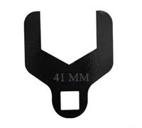 Solaughguy Adjustable Water Pump Wrench for Automotive Timing Belt Tension Adjustment, 41 mm / 46 mm Dual-Size Open-End Spanner with 1/2" Square Drive, Heat-Treated Alloy(41mm)