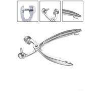 Solaughguy Aluminum Alloy For Cherry and Olive Pitter Tool, For Easy Squeeze Stone Remover with Ergonomic Handle, Fast Fruit Corer for Cherry and Olive, 18cm Stainless