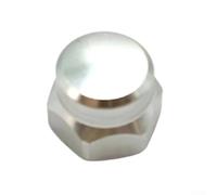 Solaughguy Aluminum Alloy M8 Spindle Nut Screw 8x5mm for DAIWA, For ABU, HISTAR, DMK Casting Fishing Reel Repair - Compatible with Fishing Wheel Modification(silver right)