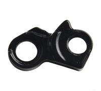 Solaughguy Aluminum Alloy Rear Derailleur Hanger for Mountain For Bike Compatible with Rear Derailleur Lightweight Black Tail Hook Replacement Part