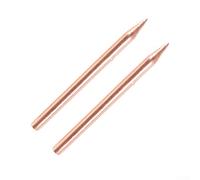 Solaughguy Aluminum Oxide Copper Spot Welder Electrode Tips, 50 mm x 3 mm Double-End Processed Welding Needles for Lithium Battery Spot Welding - 2-Pack, Compatible with