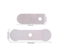 Solaughguy Aluminum Valve Plates for Air Compressors - 10-Piece Replacement Kit for Silent Oil-Free Machines, Precision-Cut 13×33mm & 14×50mm Plates, High-Strength(13x33mm)