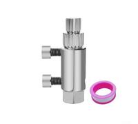 Solaughguy Angle Valve Wire Extractor Tap, Reverse Thread Broken Pipe and Screw Remover Tool for 4-Inch 6-Inch 1-Inch Water Pipes, Made from Hardened 45 Steel(Silver)