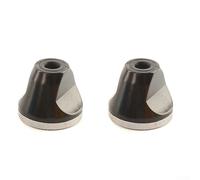Solaughguy Anti-Slip Hub Nut M5 Quick Release Wheel Bolt 2-Pack for Mountain For Bike, Aluminum Alloy with Anti-Loosening Design Compatible with Most(Black 2PC)