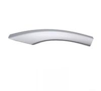 Solaughguy Auto Roof Luggage Rack Guard Cover for CROSS 2007-2011 - Front, Rear, Left, Right Rail End Cap, Silver Plastic Trim Compatible with OEM 6Q0860145(Front Left)