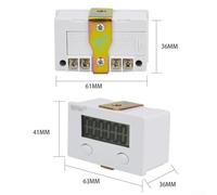 Solaughguy BEM- 5-Digit Electronic Counter with Magnetic Induction Proximity Switch, 0-99999 Counting Range, Battery Powered Digital Display for Industrial