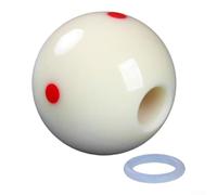 Solaughguy Billiard Trainer Ball with Resin Material for Pool Cue Balance Practice and Aiming Training - Compatible with For American Nine-Ball and English Snooker(17mm)