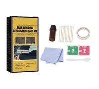 Solaughguy Car Rear Windshield Defogger Repair Kit for Rear Defroster Grid Lines - Conductive Glue DIY Fix for Scratched or Broken Heated Screen, For Easy