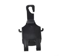 Solaughguy Car Seat Headrest Hook Storage Organizer with Cup Holder for Vehicle Seat, Black, 15x12x9 cm, for Back Seat, 1-Piece ABS Rack for Car Interior