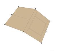 Solaughguy Car Side Awning with Screen 480x280cm Waterproof UPF50+ Sun Protection for Camping Picnics Fishing and Self-Driving Tours, Black 210D Oxford