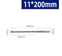 Solaughguy Carbide Tipped Masonry Concrete Drill Bit for Shank, 200mm Length, Compatible with Drills, for Brick Stone and Light Concrete(11mm)