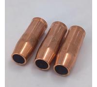 Solaughguy Conical Copper MIG MAG Gas Nozzle for Lincoln Magnum 100L and Mini/#1 Welders, Model 21-50, 1/2-Inch Diameter, 3-Pack