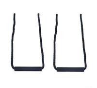 Solaughguy Cooler Handle Replacement with For EVA Grip and Nylon Rope, Cooler Accessories for Most Camping Ice Boxes and Outdoor Coolers, Black, 2-Pack