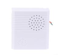 Solaughguy DC12V Wired Doorbell Kit with 38 Voices for Home Access Control, Voice Welcome Bell with Clear Sound and 90dB Volume, Compatible with 12V Power Supply, White