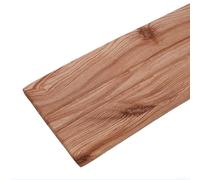 Solaughguy Decorative Skirting Foam Roll 3 Meters Long, Self- Wall Sticker for Home DIY, Waterproof and Anti-Collision Wall Border Strip, Grey Wood Grain(Grey wood grain)