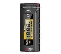 Solaughguy Digital Display Battery Tester for D C AA AAA 9V Li-ion Button Cells, Battery Capacity Tester with Voltage Readings, BT167/BT169 Model, No Power(BT169)