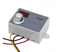 Solaughguy Digital Display Stepless Speed Controller for AC220V Brushed and Brushless Motors, 500W Motor Reducer Regulator with Precise 1% Control Accuracy, Industrial