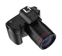 Solaughguy Digital SLR Camera with Dual Lens, 16X Zoom Anti-Shake, F2.7 Aperture, 3.0 Inch Touchscreen, WiFi Control for Photography and Vlogging, Black or White(black)